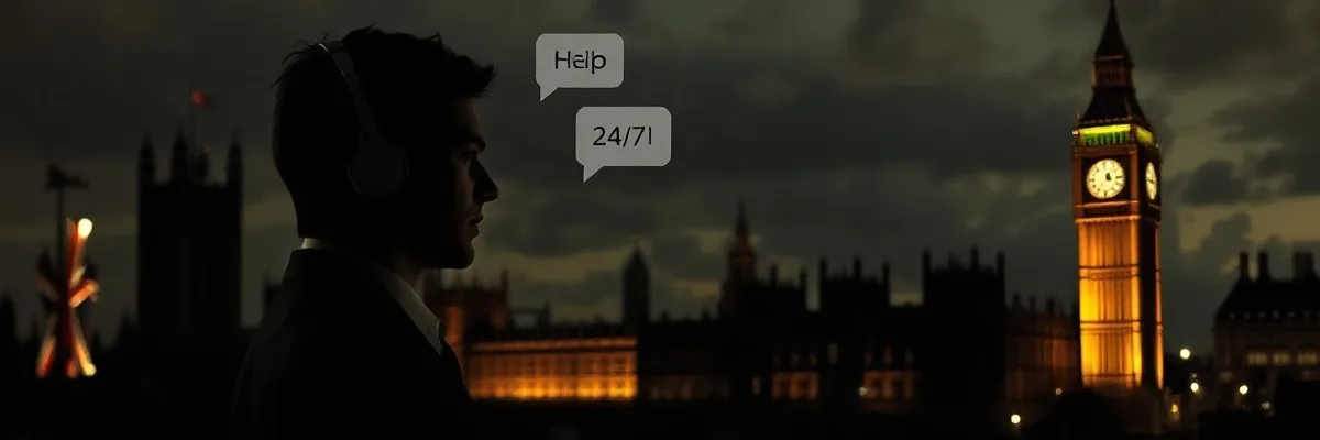 Verification handled as a support process — customer service in the UK